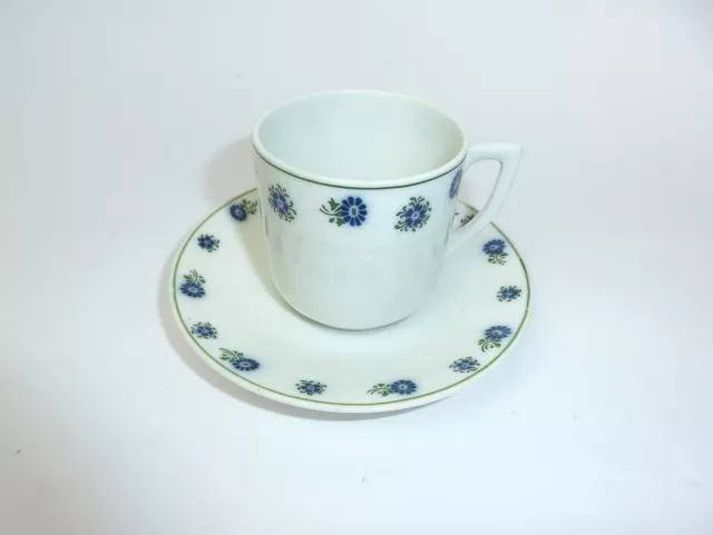 Carl Tielsch Altwasser Schlesien Jugendstil Gedeck Tasse um 1900