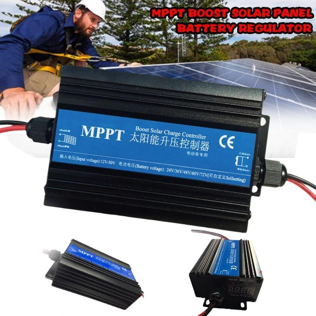 MPPT Boost Panel Solar Regulador de Batería Cargador Controlador M8T2- P6Y0