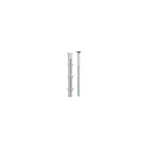 Tecfi 100 tasselli in nylon prolungato 8x80 con sei alette vite tps a legno impr
