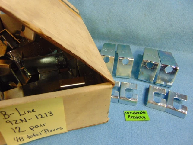 B-Line Hanger Rod Clamps, 9Zn-1213, 41921B, Zinc Plated, **Lot Of 12 Pair**