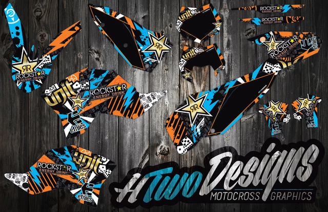 NitroMX Graphic Kit for KTM SX SXF 125 250 450 2007 2008 2009 2010