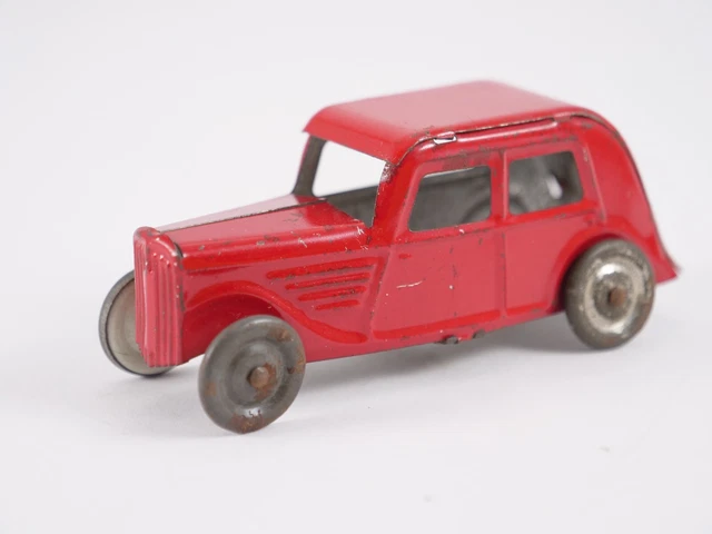 Jouet Ancien En Tôle - Van Fourgon Vert - Jouets Montélimar France - 9 Cm - 1929