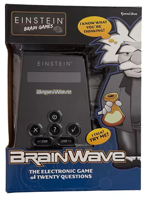 Electronic Handheld Einstein Brain Games Brain Wave 20 Questions Game 2