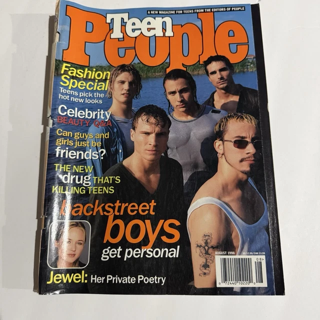 TEEN PEOPLE MAGAZINE Summer 2000 ￼Backstreet Boys FREE SHIPPING