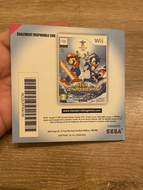 JEU NINTENDO DS : mario bros et sonic aux jeux olympiques d hiver sega
