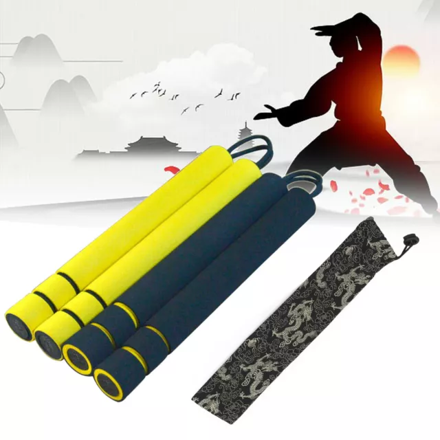 Foam Nunchucks Nunchaku Martial Arts Kung Fu Bruce Lee Training Nunchakus Stick