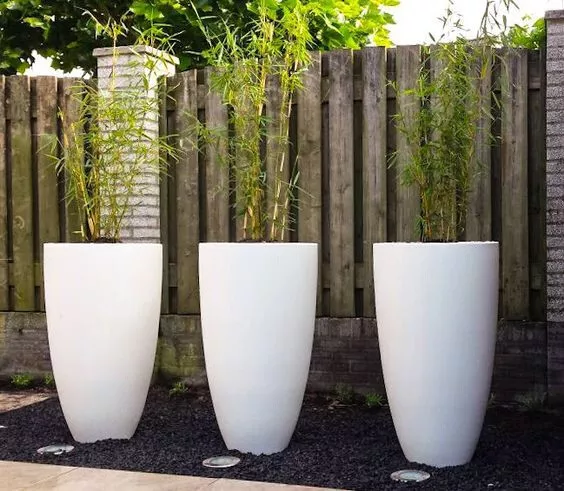 79x39cm White hight quality  Large Fibreglass  planter plant pot HAND MADE UK