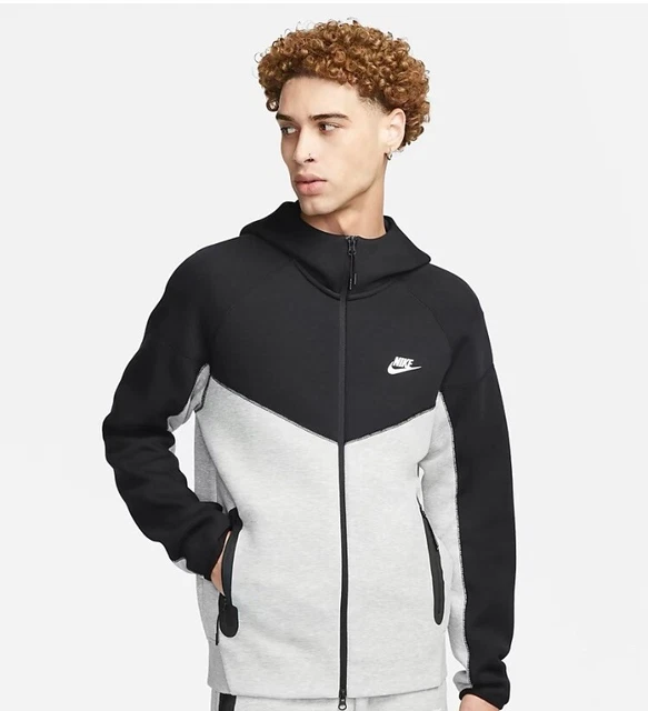 mens black nike tech fleece tracksuit