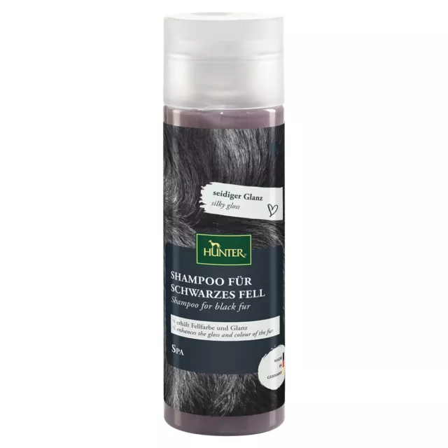 Hunter Pure Wellness Chiens Shampooing pour Black Abattre 200 ML, Neuf