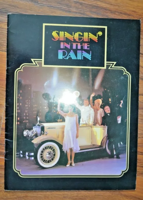 Singin' in the Rain souvenir brochure Tommy Steele 1983 Roy Castle Tommy Steele