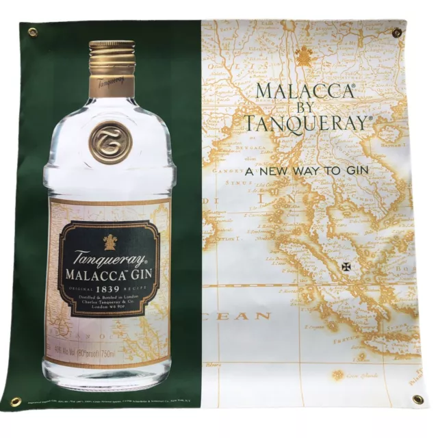 Malacca Tanqueray Gin Wall Banner fabric Flag Bar Mans Cave Decor Hanging