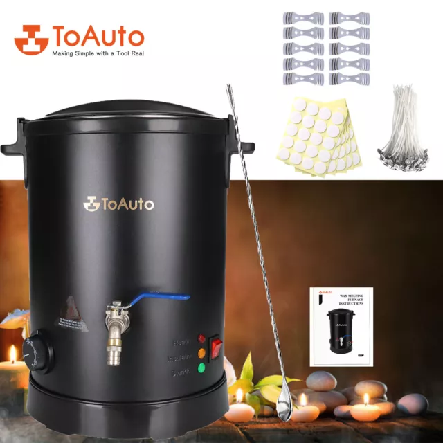 8L Velas Fundidor de Cera Eléctrico Cera Melt para Fabricación de Velas Hágalo Usted Mismo 30-100°C