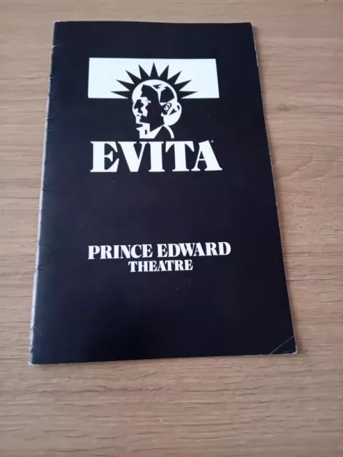 Evita Prince Edward Theatre Programme 1980