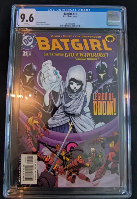 LOW POP!! CGC 9.6 - Batgirl D.C. Comics 2002 - White Pages - Near Mint+