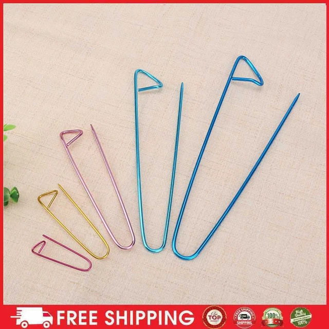 5pcs Aluminiumlegierung stricken Inhaber Stricknadeln Marker Handwerk Haken für