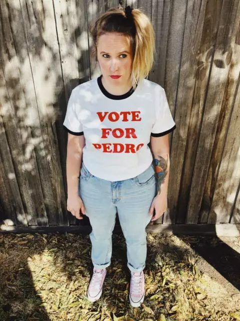 Napoleon Dynamite - Vote for Pedro - Retro Ringer Shirt