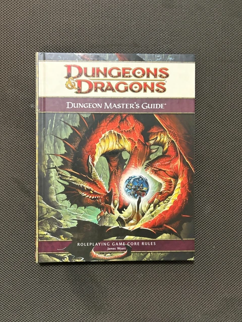 DUNGEONS & DRAGONS Dungeon Master's Guide 4th Edition Hardcover (2008 ...