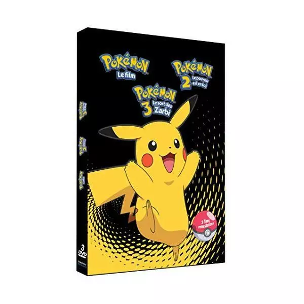 DVD Neuf - Coffret Pokemon 3 Film-Le Pouvoir est en toi-Le Sort des Zarbi