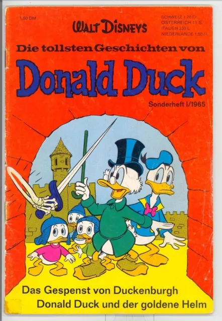 Die tollsten Geschichten von Donald Duck Sonderheft Nr. 1 von 1965 Z2-3