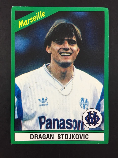 Carte De Collection Football Dragan Stojkovic Yougoslavie, Onze Mondial Belgrade 1989, Très Bon état