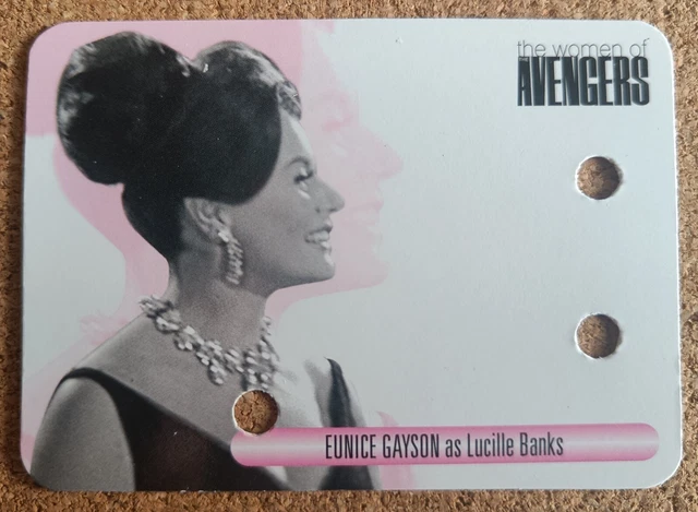 Women of the Avengers Unsigned Eunice Gayson PROOF Autograph card WAEG