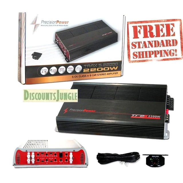 Precision Power TRAX2.800D 800W 2-Channel Car Amplifier - TRAX Series Amp