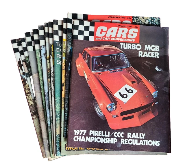 CARS AND CAR Conversions magasine, Complete year 1977. £17.00 PicClick UK