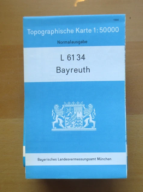r1-1) Topographische Karte 1 : 50000   Bayreuth    L 6134