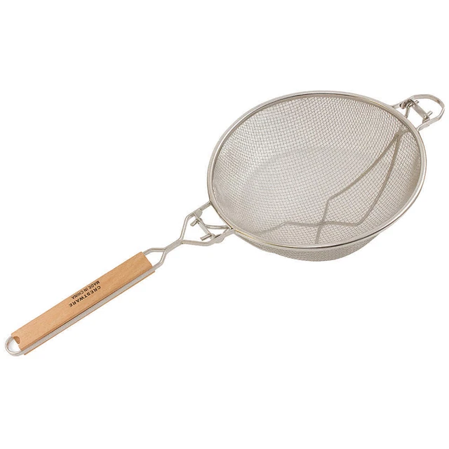 CRESTWARE WHSHD10 Mesh Strainer,Heavy Duty Double Mesh