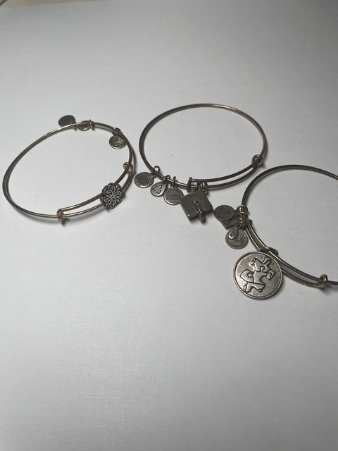 alex and ani Bracelet Lot Autism, Grad, Celtic Knot