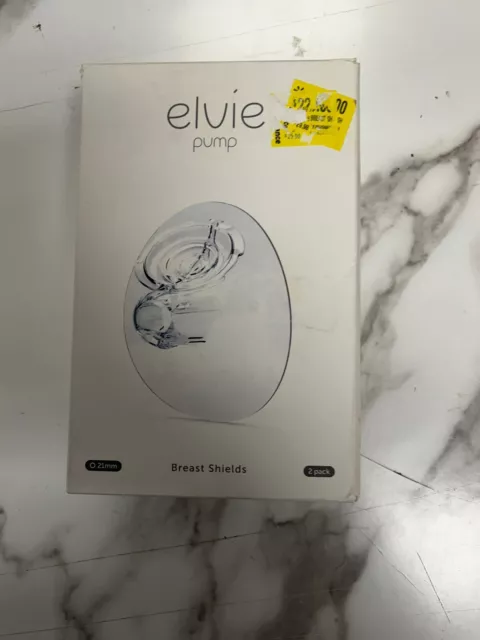 Elvie Pump Clear Breast Shields Size 28mm 2 Pack BPA Free & Dishwasher Safe