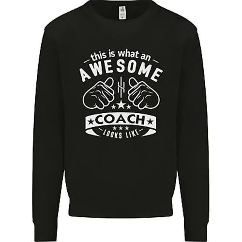 Un Stupenda Coach Looks Like Golf Tennis Bambini Felpa Maglione