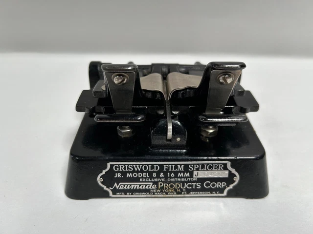 Empalme de película vintage Griswold Junior Jr. modelo 8 mm y 16 mm (A10)