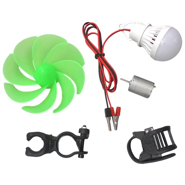 ALTERNATIVE ENERGY GENERATOR Kit with Mini Wind Turbine Motor Blade ...
