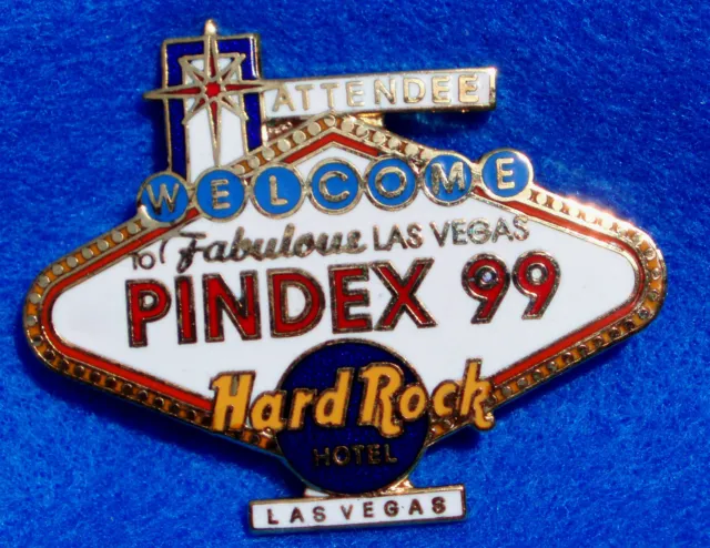 LAS VEGAS HOTEL ATTENDEE PINDEX RETAIL 99 NEON SIGN PROTOTYPE Hard Rock Cafe PIN