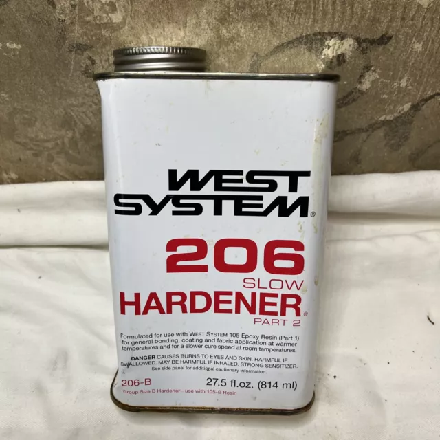 206 Slow Hardener High Strength Epoxy Clear Curing Agent 86-Quart 206B Part 2