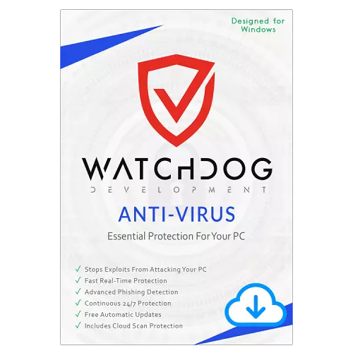 Watchdog Anti-Virus  3 Year / 1-PC , 2-PC , 5-PC - Anti virus - Newest - DIGITAL