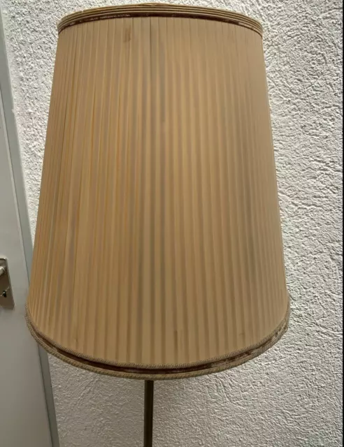 Sehr Hochwertige Massiv Messing - Schirm Stehlampe Höhe ca. 156 cm Antike Lampe