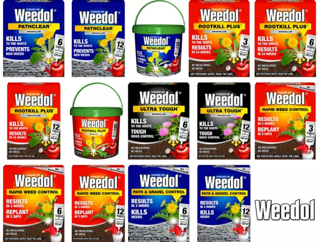 WEEDOL Ultra Tough Weedkiller Kills Weeds Path, Gravel, Outdoor, Garden