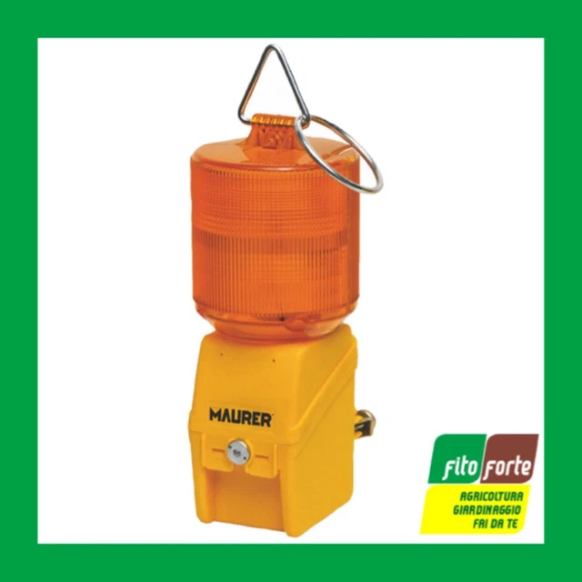 Lampeggiatore Lampeggiante Stradale Giallo 180mm Da Cantiere - Foto 7