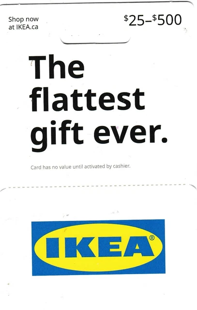 IKEA gift card Collectible Canada furniture Sweden *0 balance value*