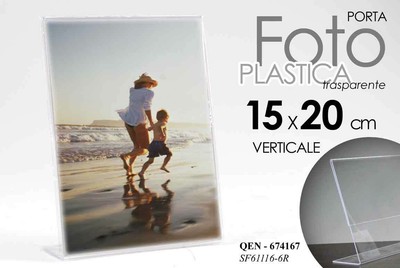 Cornice trasparente da 20,3 cm per fotografie/supporto per cornice per foto Moderno A4 trasparente Boxalls 