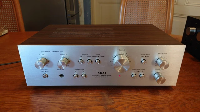 AMPLIFICATEUR STÉRÉO INTÉGRÉ Akai AM-A535 - Pour Pièces Ou Réparation