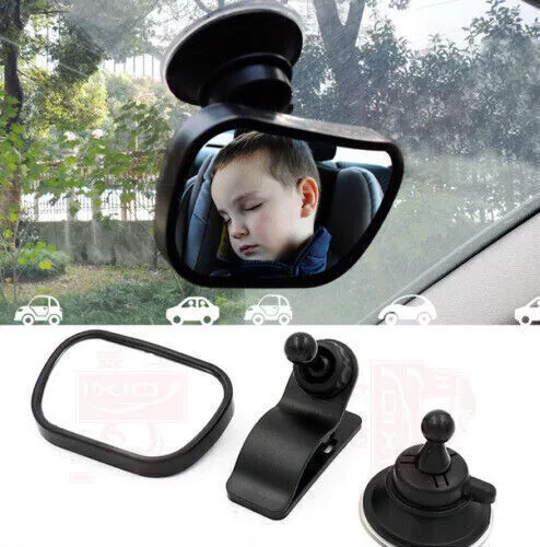 Rücksitzspiegel Baby Kind für Auto Sicherheit Saugnapf Rückspiegel 8.0*5.5cm Neu
