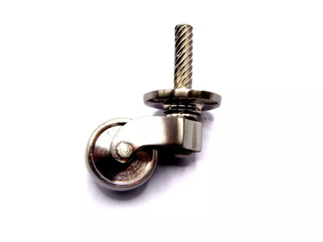 Antique Furniture Brass Casters Nickel Plated Wheels