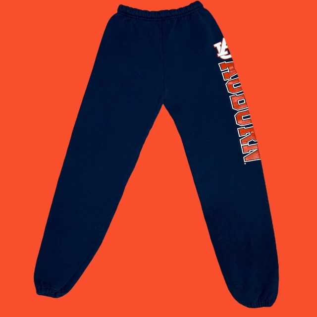 Vintage 90s Russell Athletic Auburn University Tigers Joggers Sweatpants Youth L