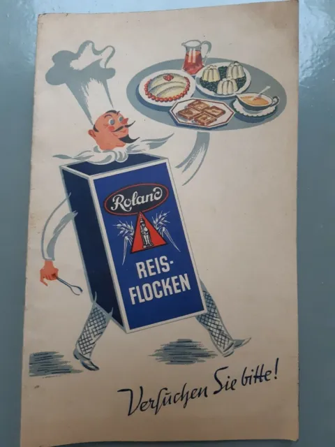 Werbeprospekt : Roland Reisflocken : Versuchen Sie bitte! Um 1930