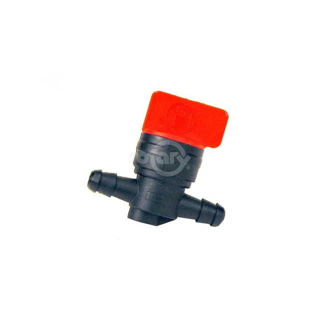 ScooterX In-Line Fuel Cut Off Valve – 1/4" Silver Petcock For Gasoline, Go Karts
