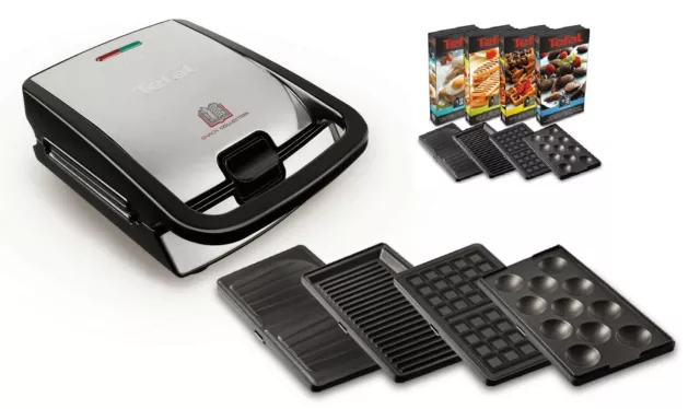 Tefal Sandwichmaker Ferra per waffle Tostapane Sandwich Collection 700W SW854D16