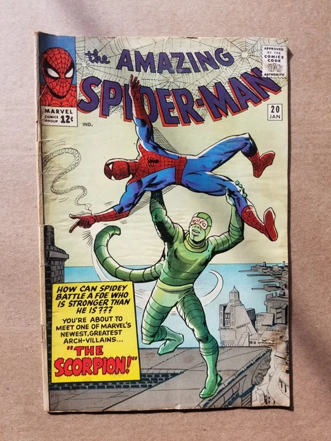Amazing Spider-Man #20 GD/VG 3.0 1965 1st app. Scorpion